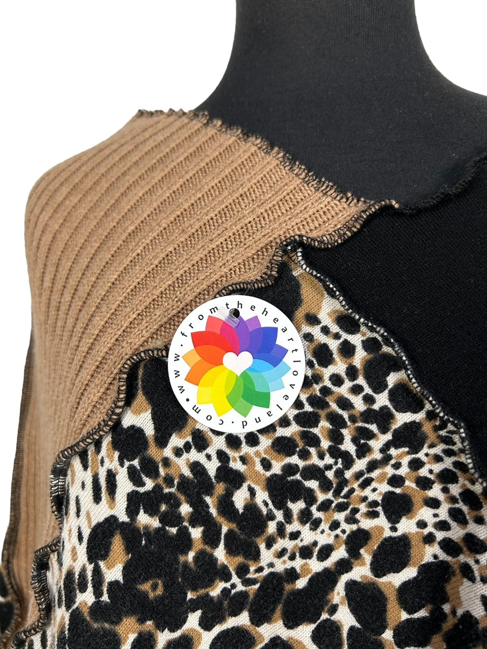 Eco-Friendly Patchwork Poncho image 1