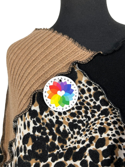 Eco-Friendly Patchwork Poncho image 1