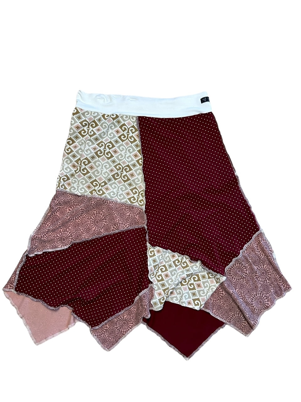 Eco-Friendly Medium Patchwork Skirt for Women image 2