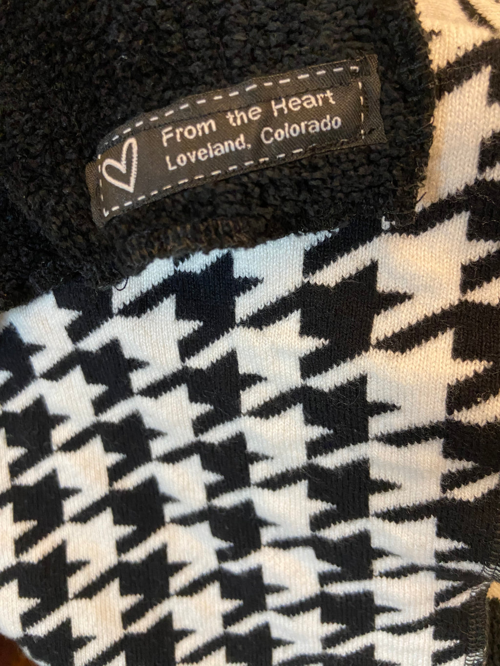 Black and White One Size Poncho image 4