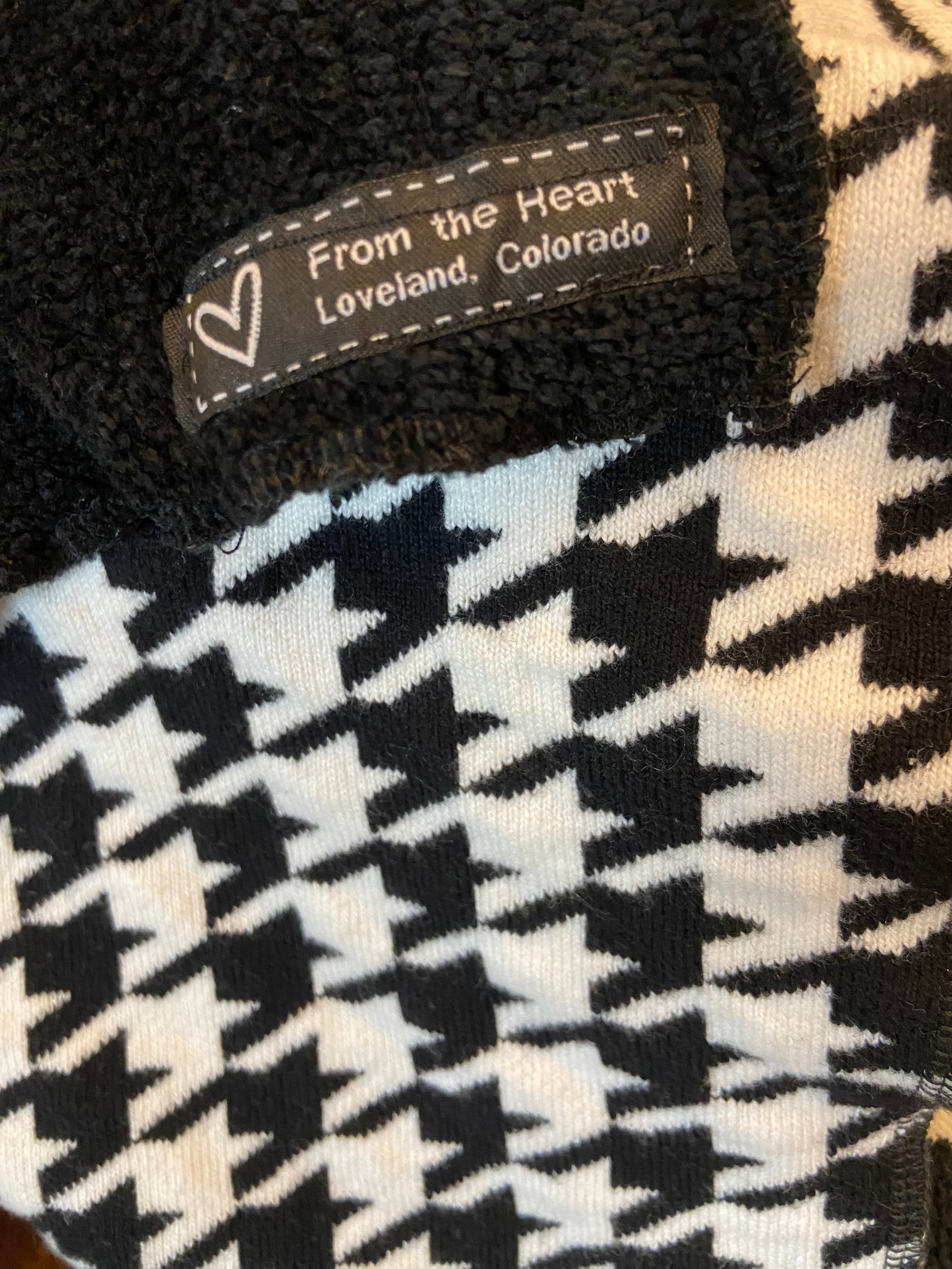 Black and White One Size Poncho image 4