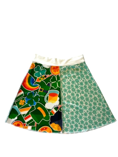 Green Shamrock Skirt - Size Medium for Women image 0