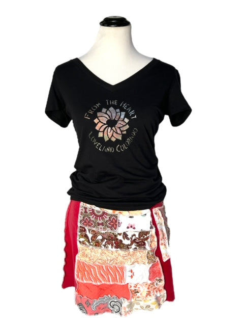 Eco-Friendly Patchwork Skirt - Womens Size Large image 3