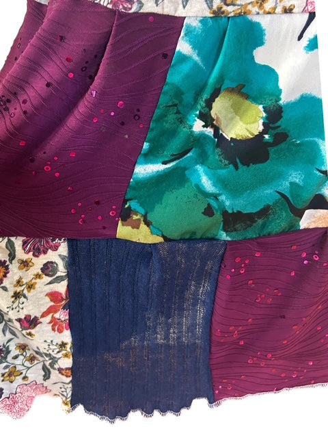 Blue and Purple Patchwork Sundress image 4