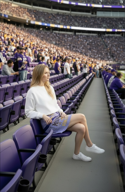 Size Small Minnesota Vikings Skirt image 10