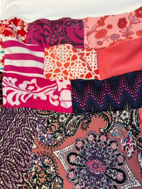 Upcycled Patchwork Skirt - Size X-Large image 4