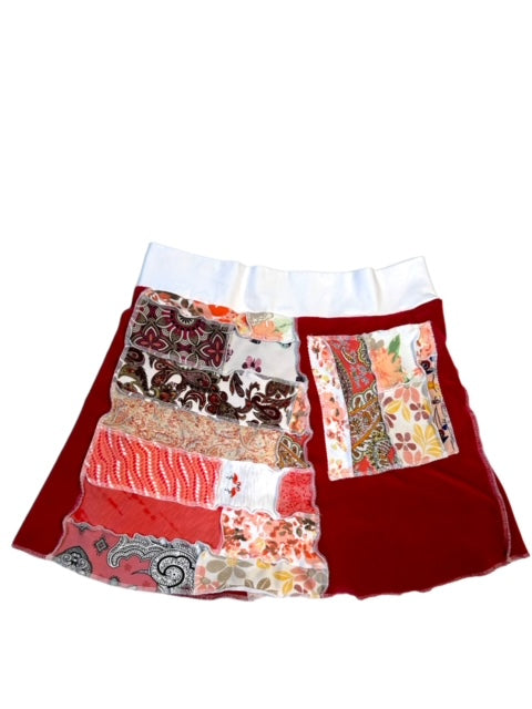 Eco-Friendly Patchwork Skirt - Womens Size Large image 9