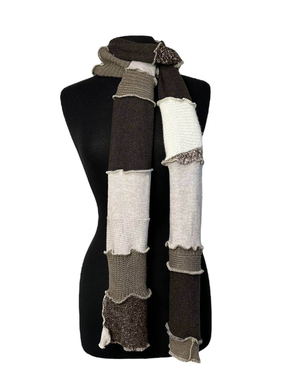 Eco-Friendly Upycled Sweater Scarf image 5