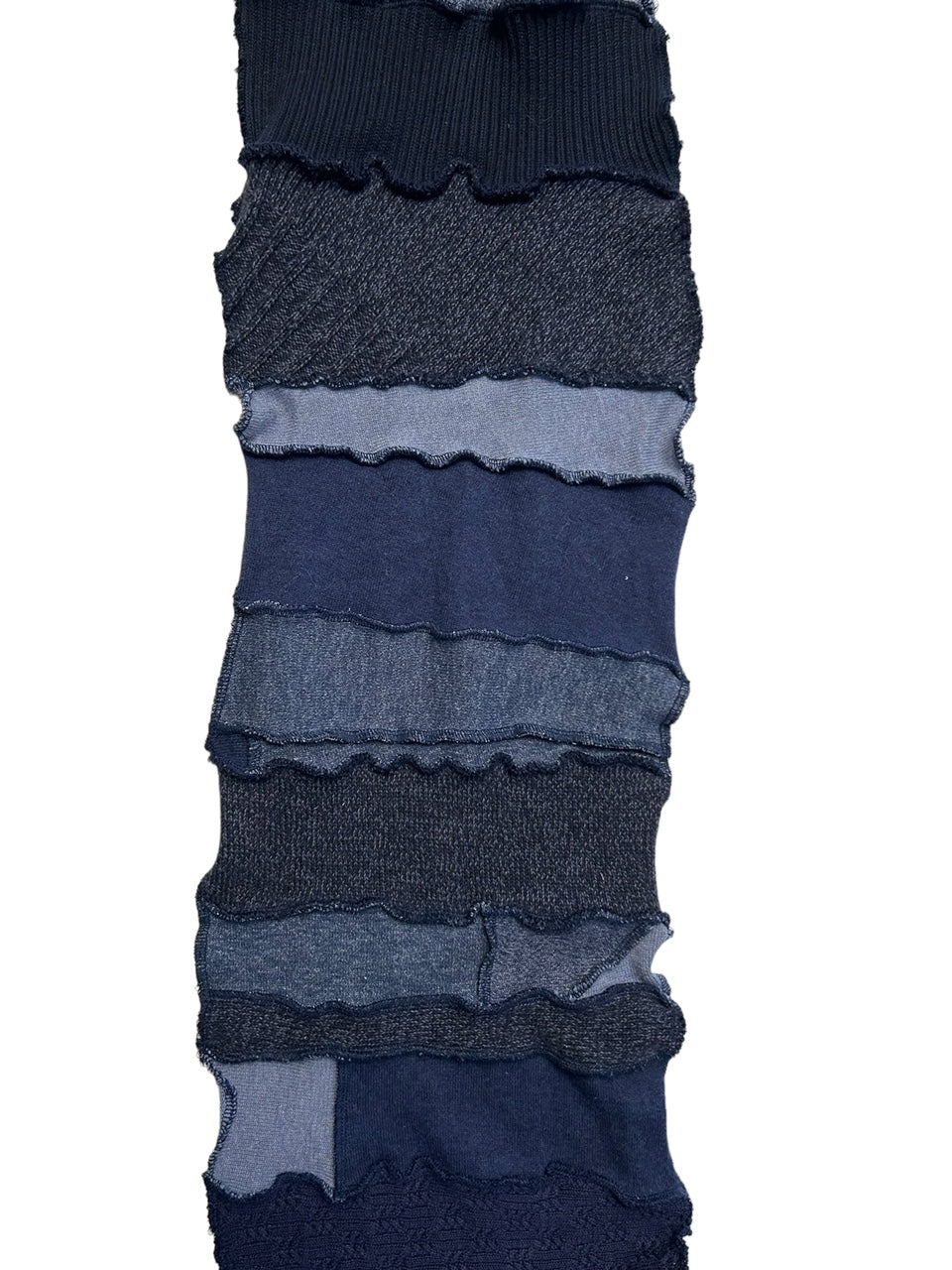 Patchwork Blue Scarf image 2