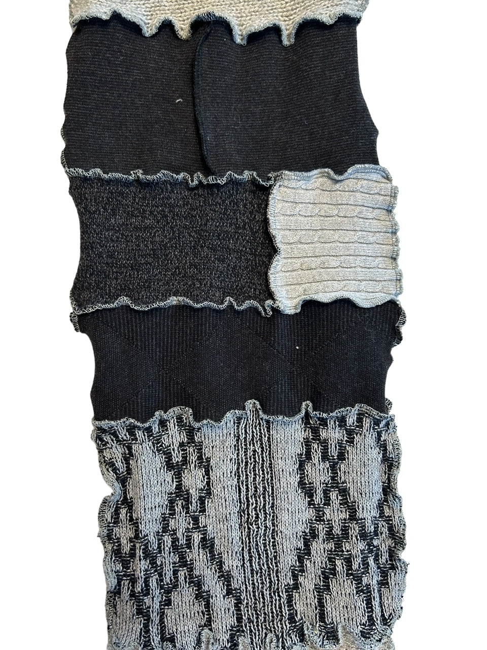 Eco-Friendly Upcycled Sweater Scarf image 2