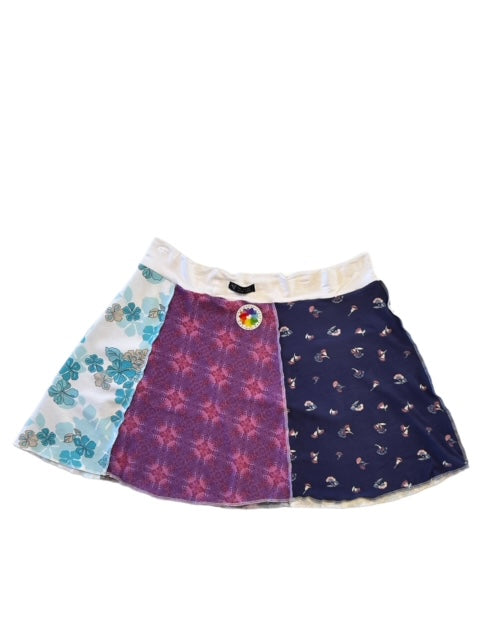 Size 1x - 2x Plus Size Upcycled Mini Skirt image 7