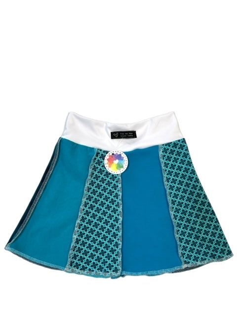 Girls Size 4T Turquoise Toddler Skirt image 3