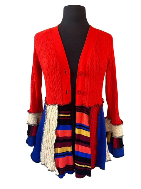 Size Large Patchwork Cardigan image 4
