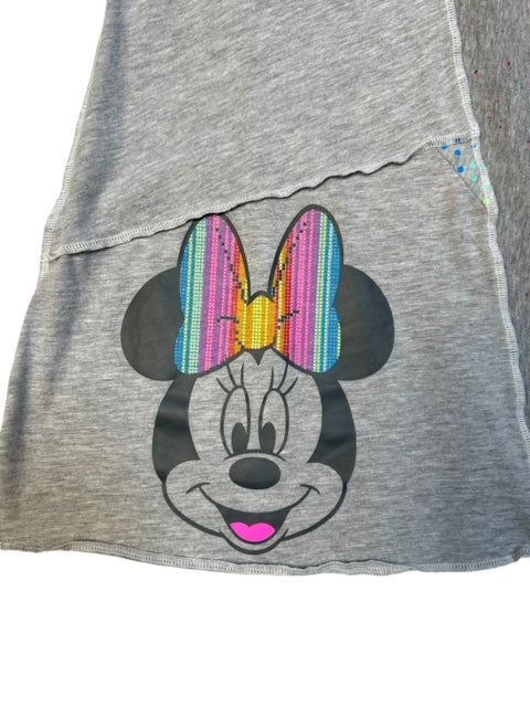 Upcycled Minnie Mouse T-shirt Skirt - Size Small image 5