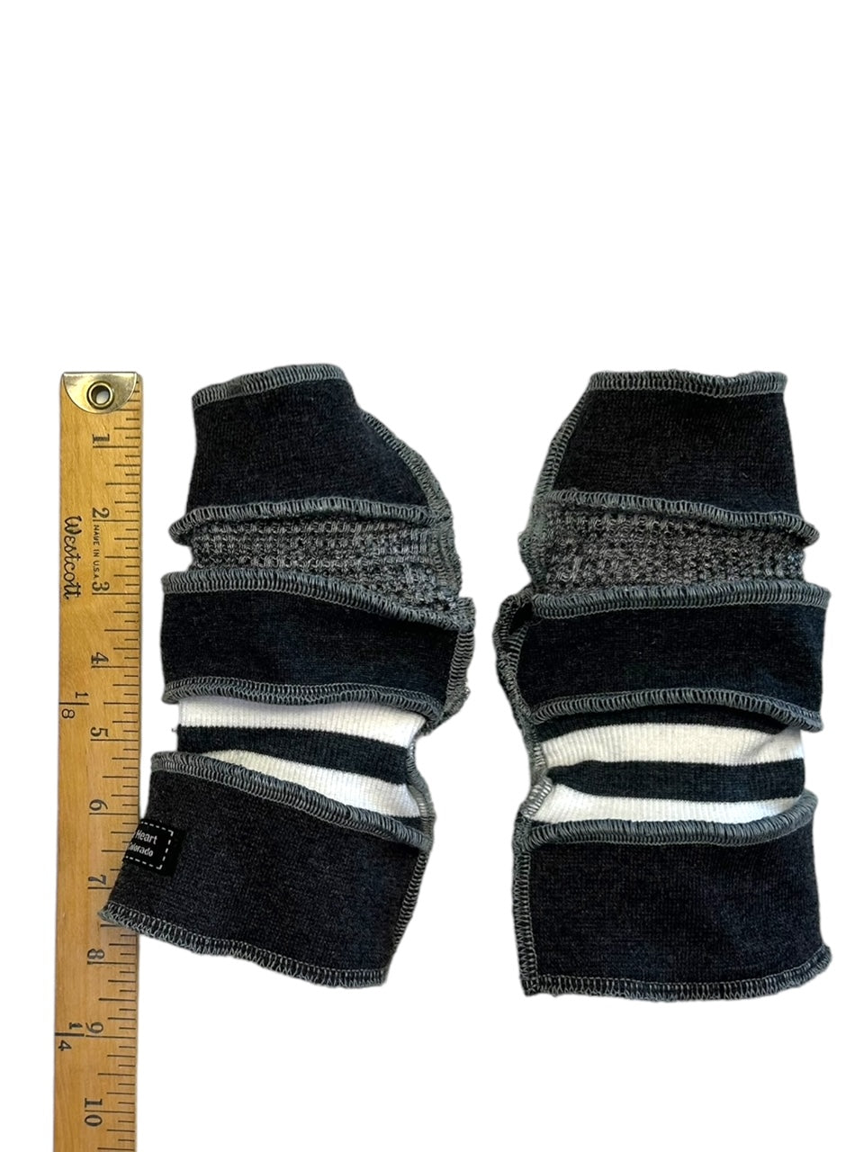 Gray Arm Warmers/Fingerless Gloves image 1
