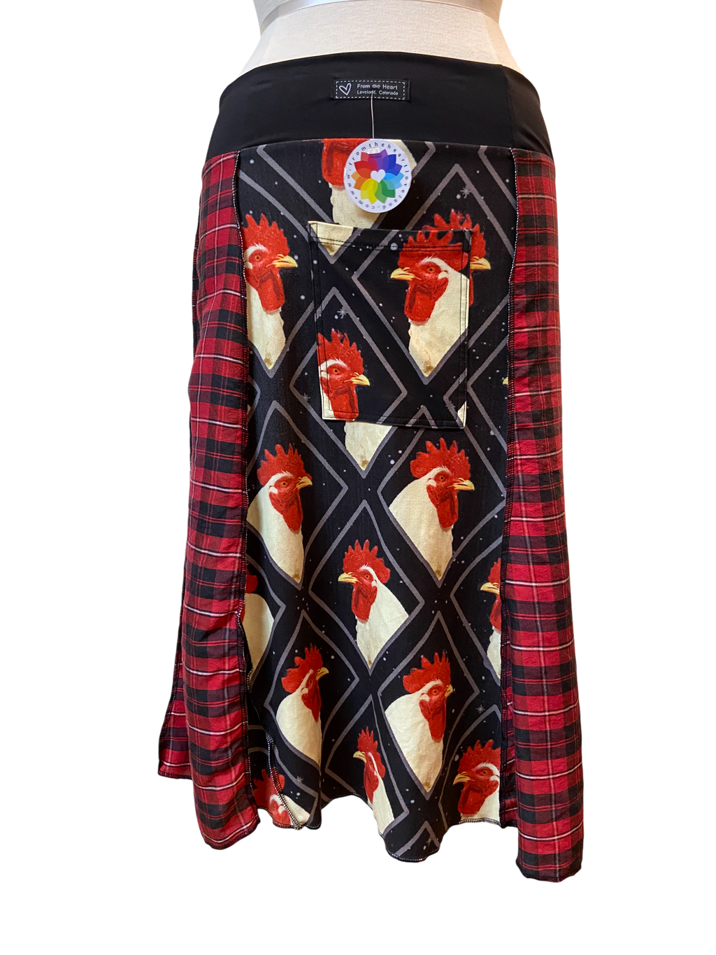 Chicken & Flannel Skirt - Size Medium image 8