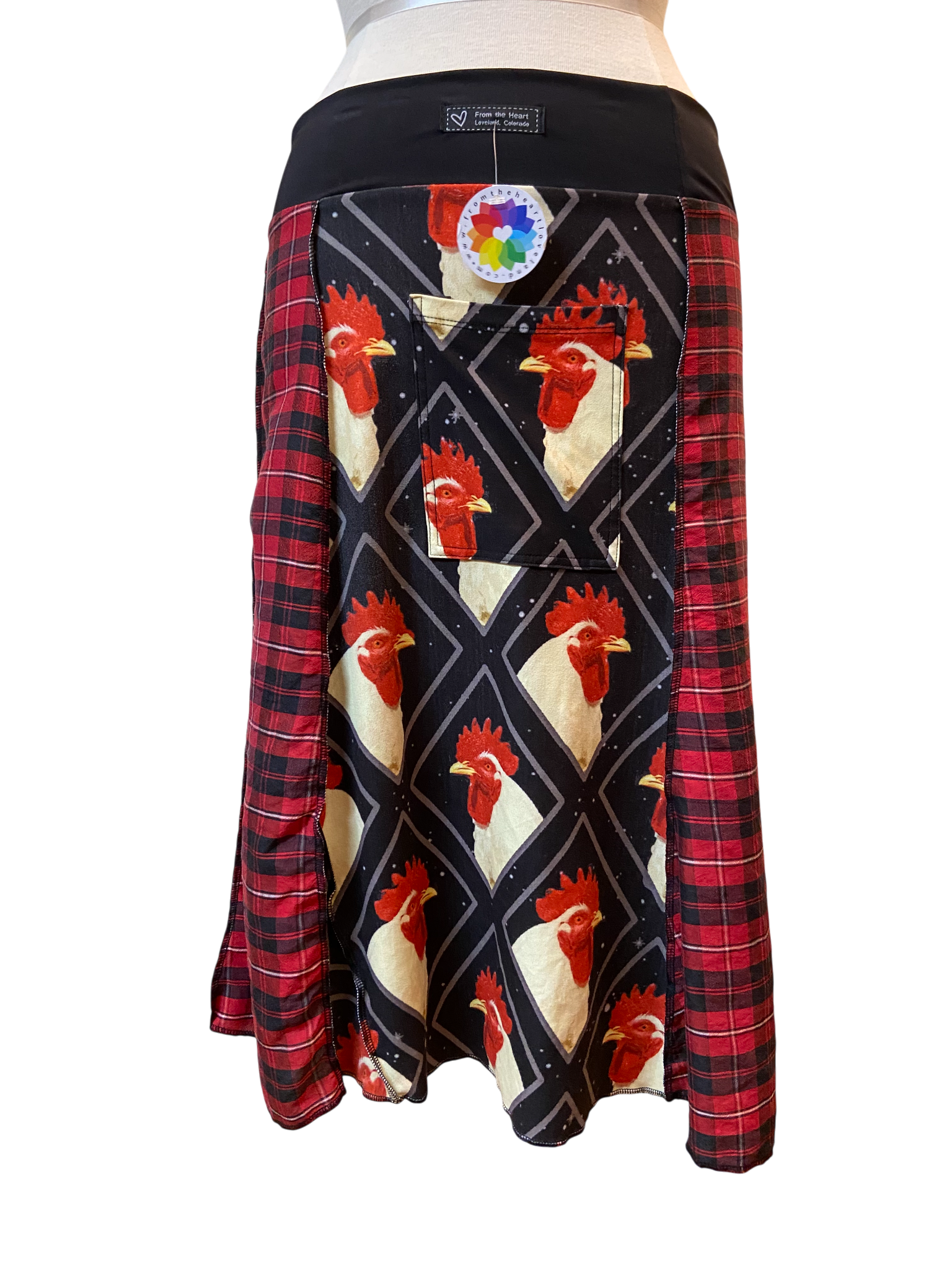 Chicken & Flannel Skirt - Size Medium image 8