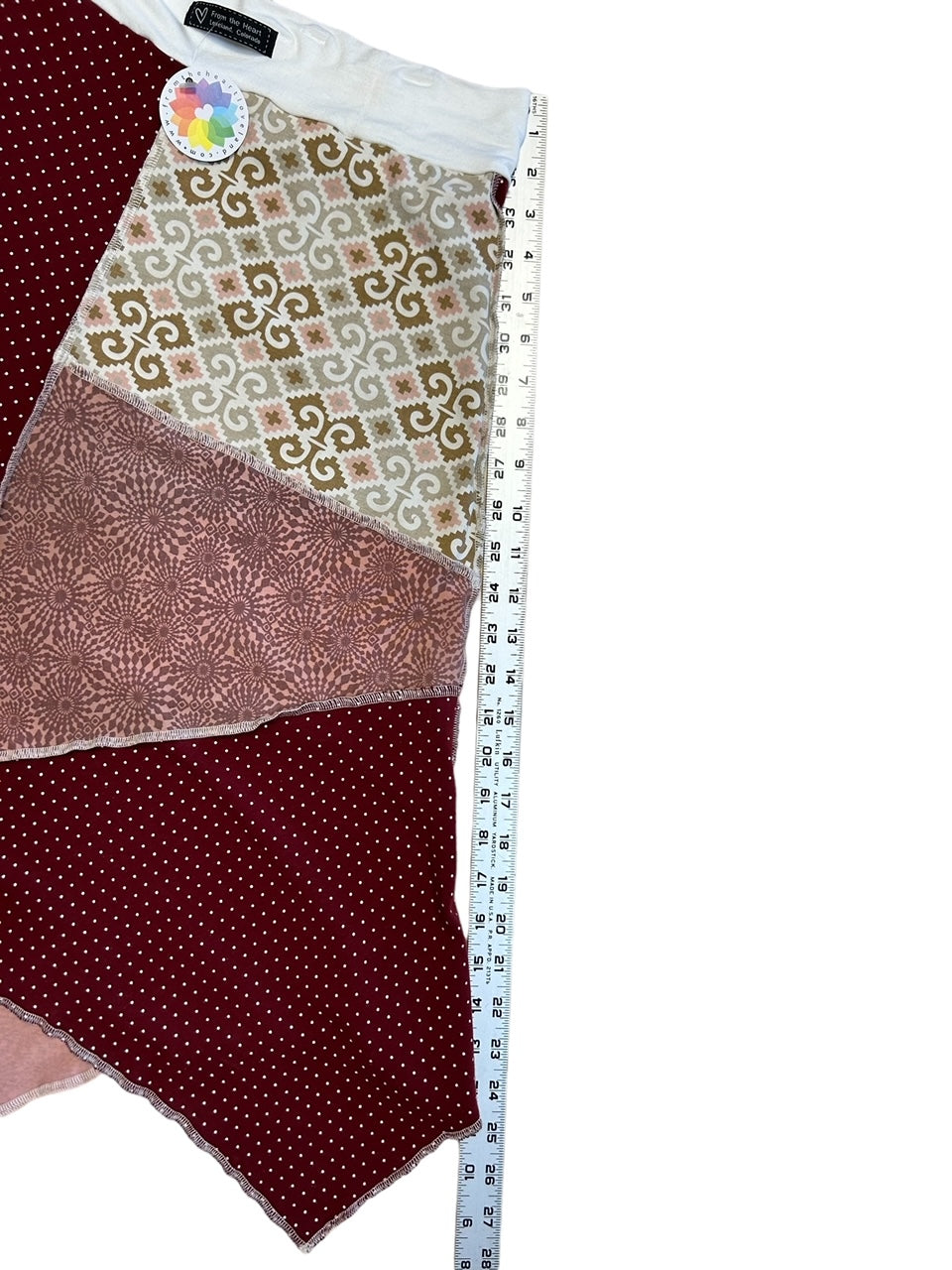 Eco-Friendly Medium Patchwork Skirt for Women image 5