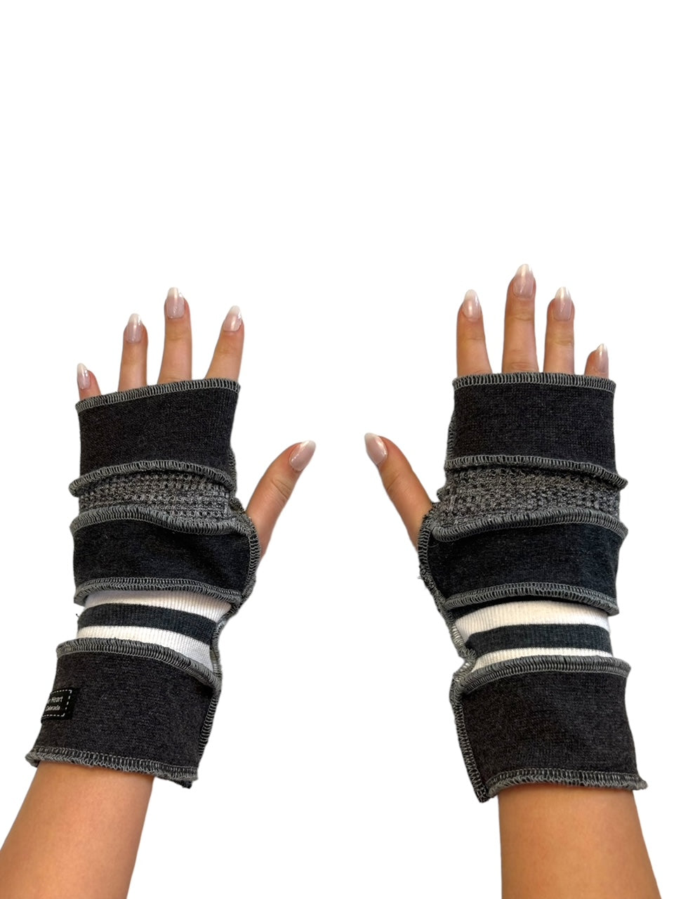 Gray Arm Warmers/Fingerless Gloves image 0