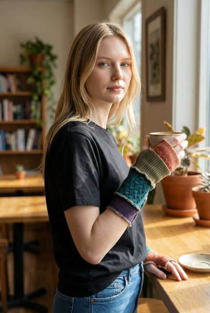 Arm Warmers made from Repurposed Sweaters image 0