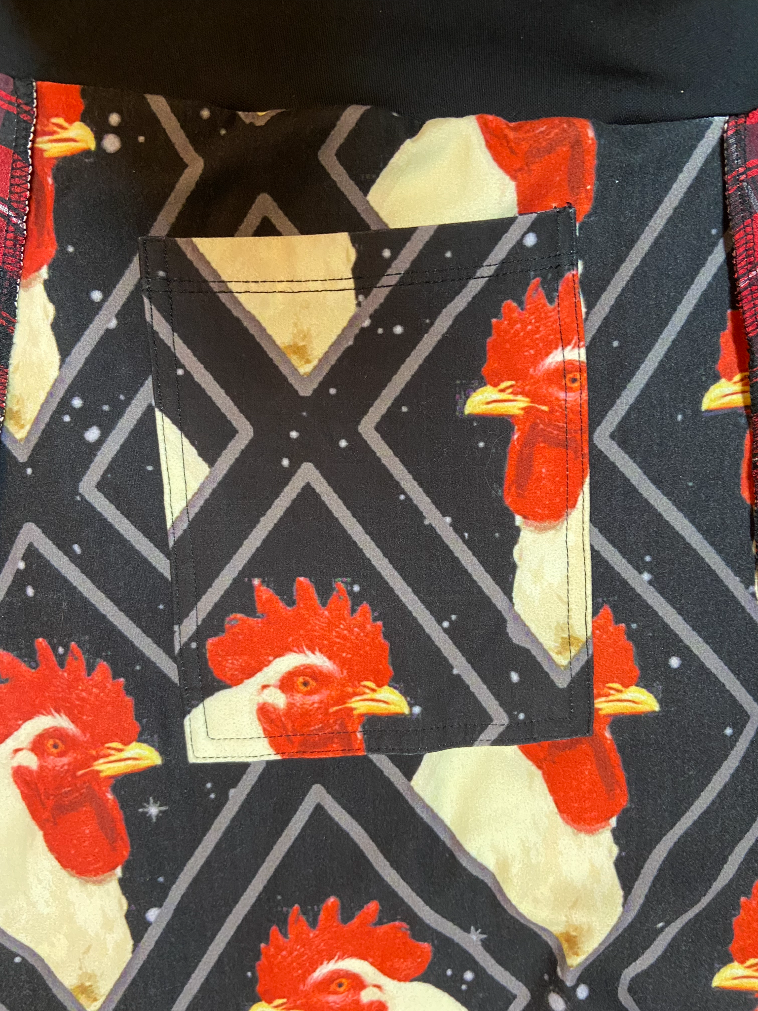 Chicken & Flannel Skirt - Size Medium image 5