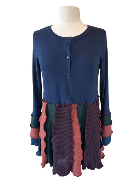 Women's Size Small Patchwork Cardigan image 2