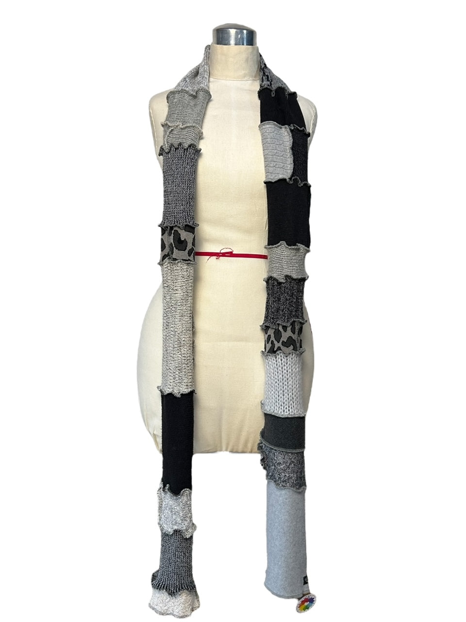 Eco-Friendly Upcycled Sweater Scarf image 8