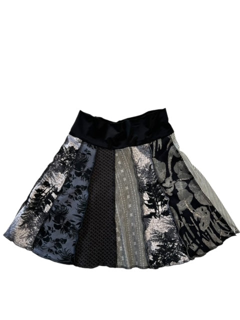 Handmade Girls Skirt - Eco-Friendly Patchwork Design - Size 7/8 image 0