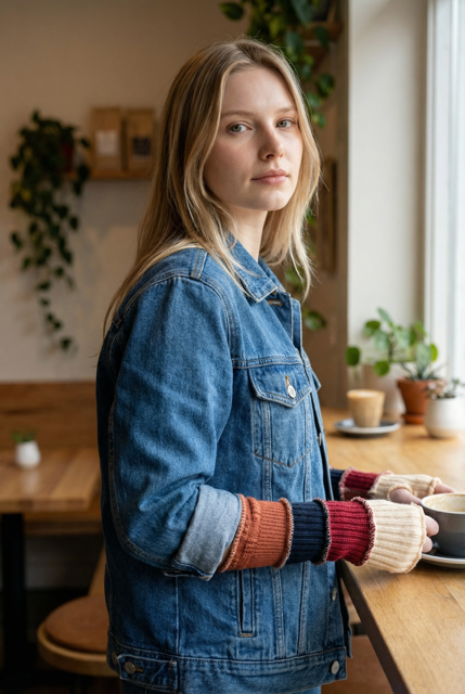 Arm Warmers made from Repurposed Sweaters image 0
