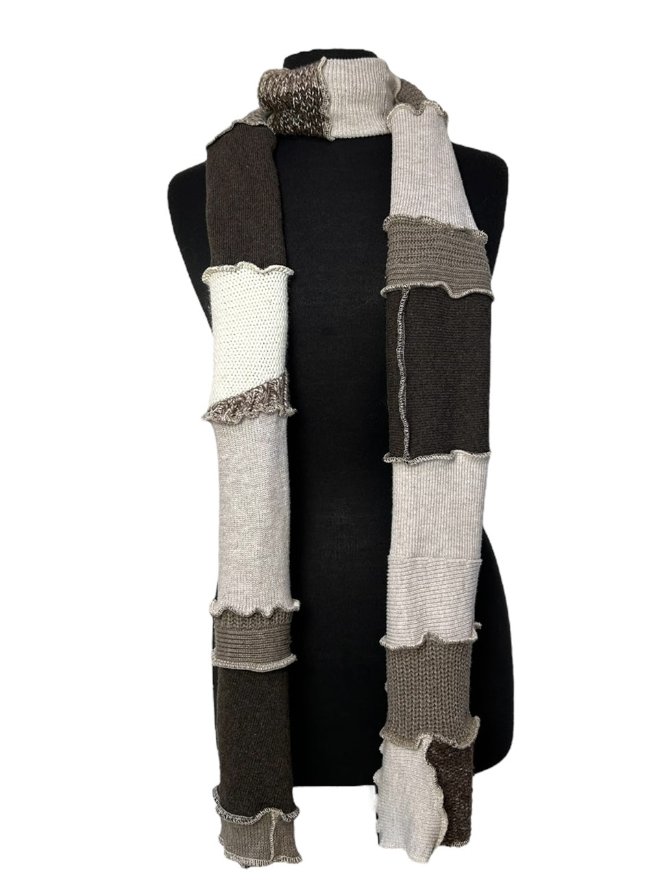 Eco-Friendly Upycled Sweater Scarf image 8