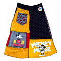 Size Small Mickey & Minnie Mouse Disney Upcycled T-Shirt Skirt with a Pocket image 0