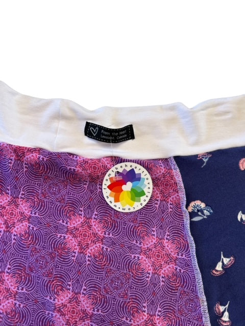 Size 1x - 2x Plus Size Upcycled Mini Skirt image 6