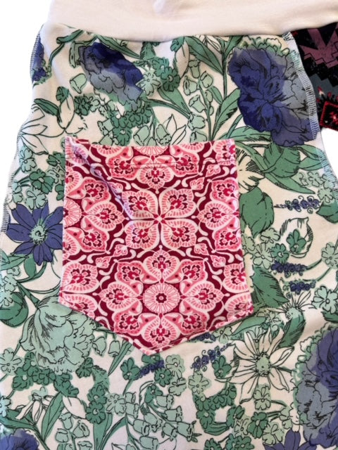 Size 1x - 2x Plus Size Upcycled Mini Skirt image 3