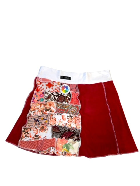 Eco-Friendly Patchwork Skirt - Womens Size Large image 8