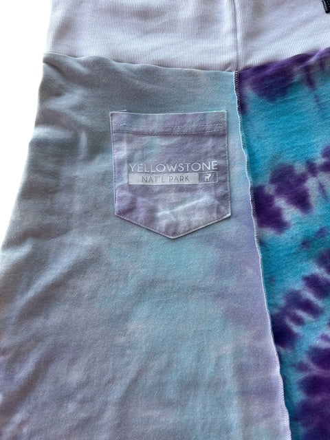 Size Large Tie-Dye Yellowstone T-Shirt Skirt image 4