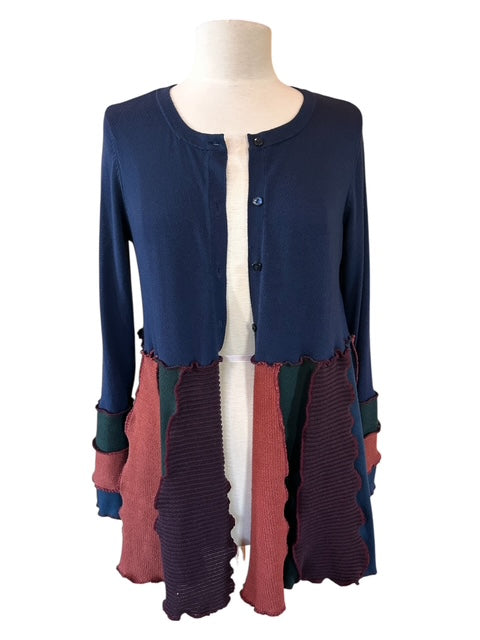 Women's Size Small Patchwork Cardigan image 4