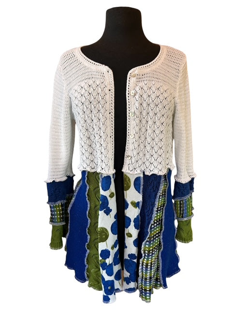 Size Large Patchwork Cardigan image 3