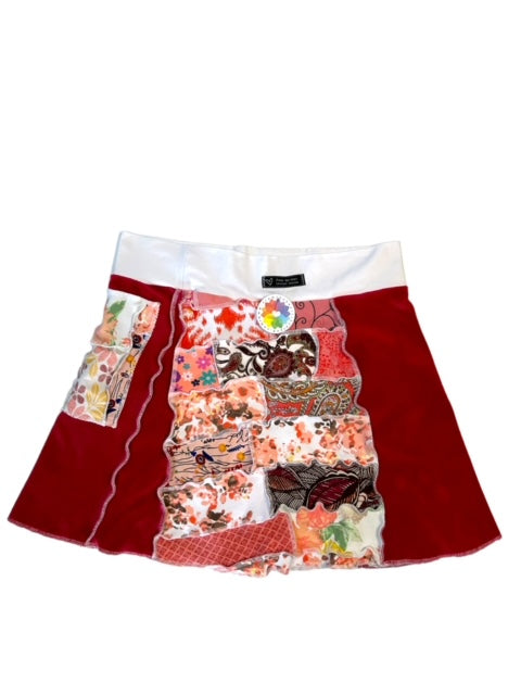 Eco-Friendly Patchwork Skirt - Womens Size Large image 5