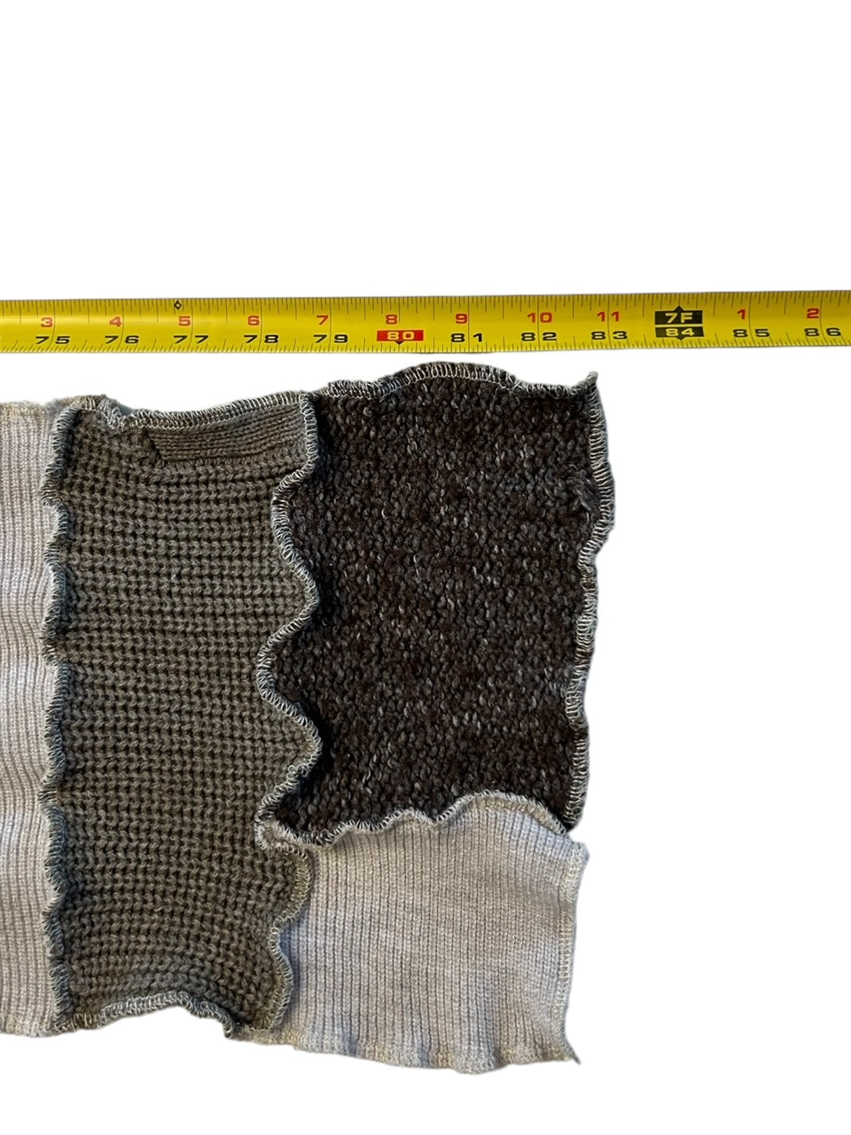 Eco-Friendly Upycled Sweater Scarf image 1