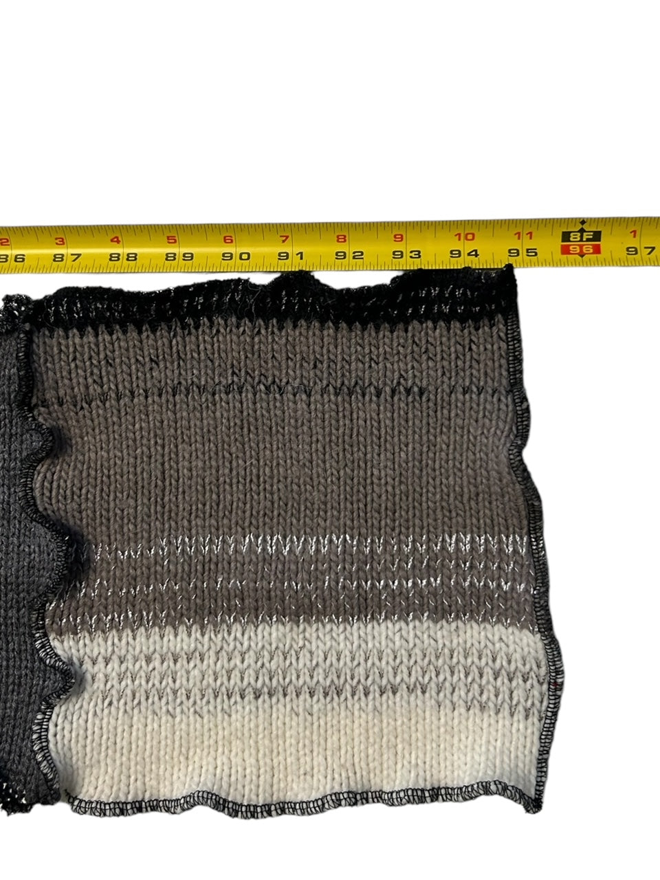 Eco-Friendly Upcycled Sweater Scarf image 1
