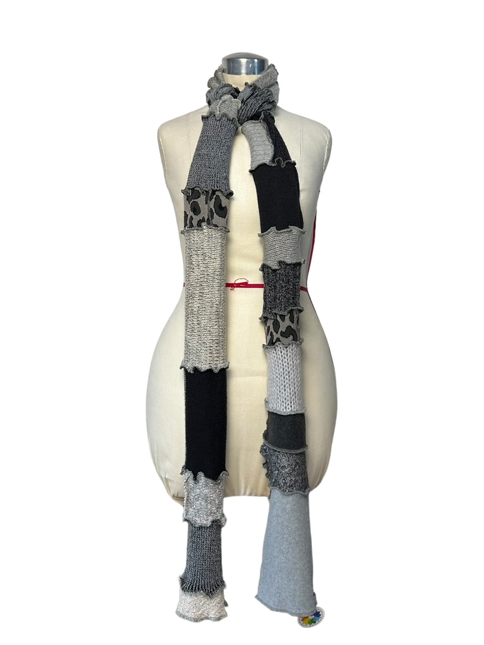Eco-Friendly Upcycled Sweater Scarf image 6