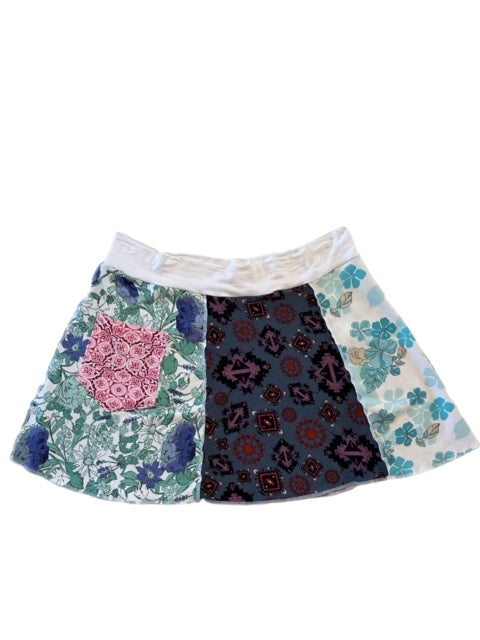 Size 1x - 2x Plus Size Upcycled Mini Skirt image 5