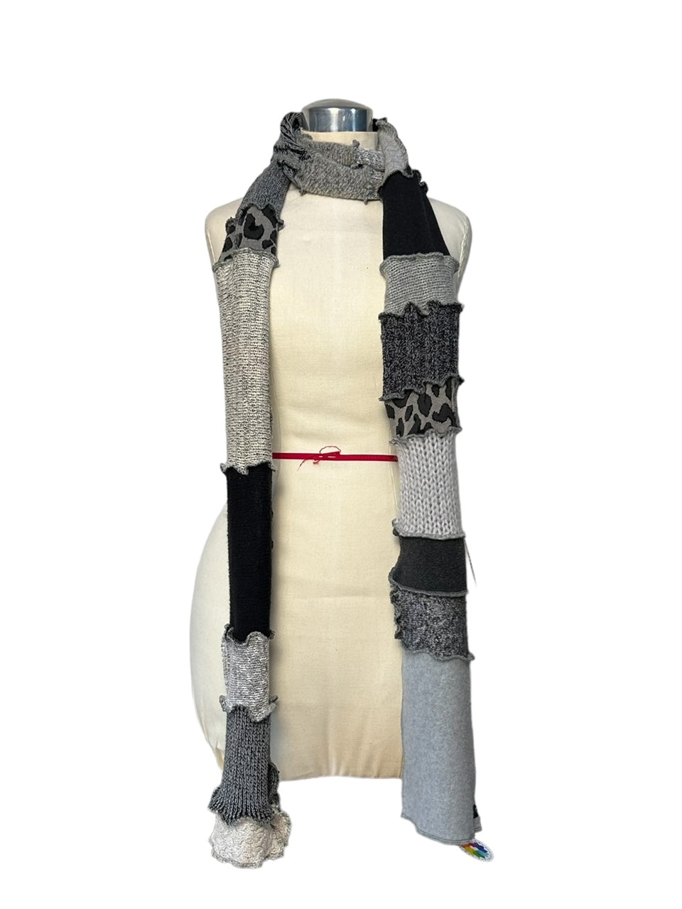 Eco-Friendly Upcycled Sweater Scarf image 7
