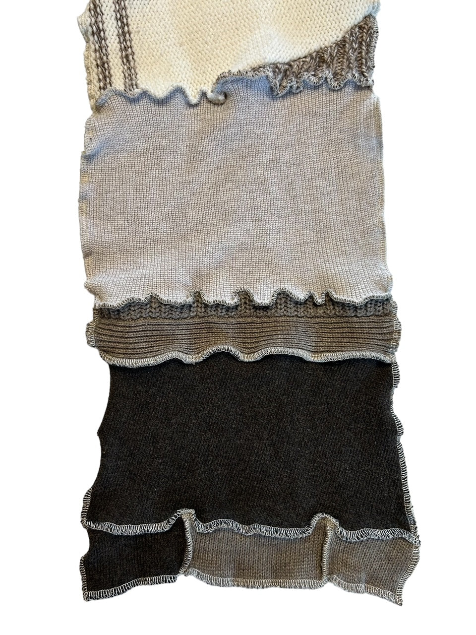 Eco-Friendly Upycled Sweater Scarf image 3