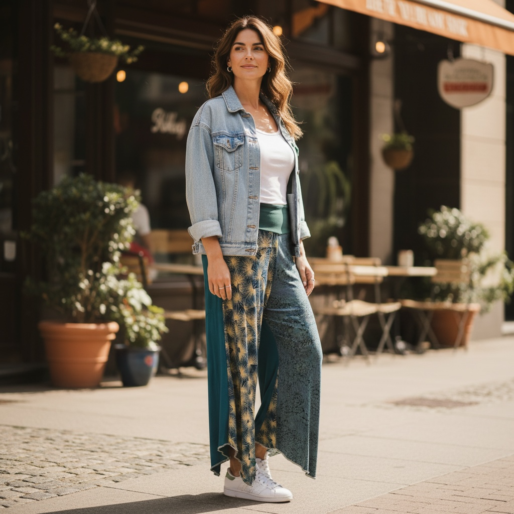 Size Large Patchwork Capri