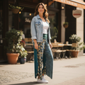 Size Large Patchwork Capri