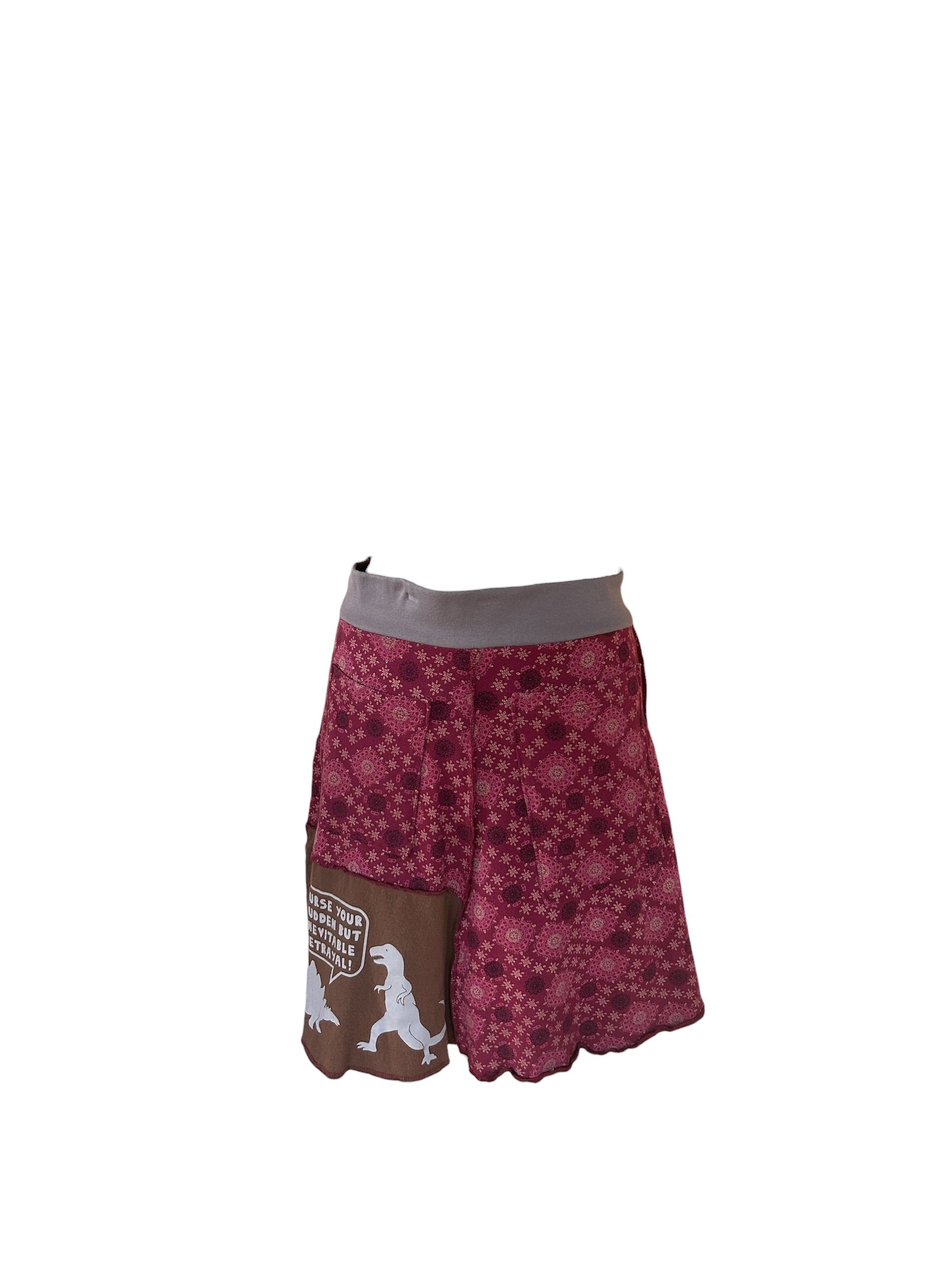 Size x-large dinosaur skirt.