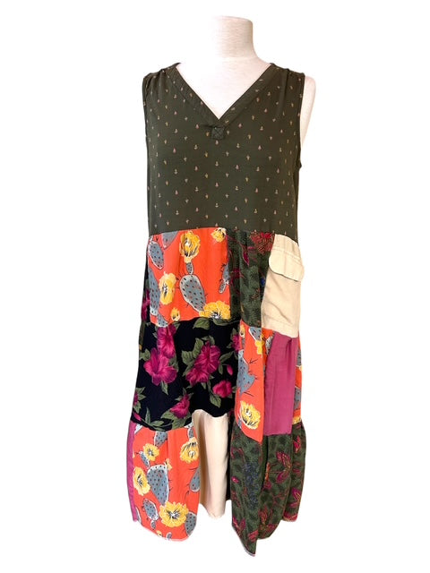 Size Medium Patchwork Dress