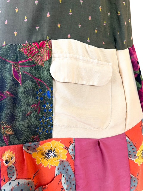 Size Medium Patchwork Dress