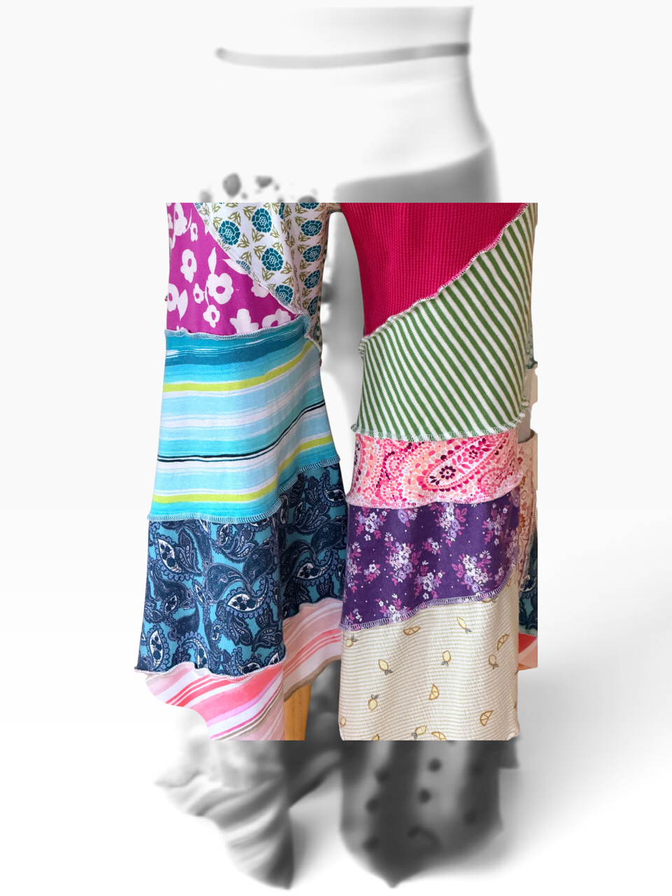 Size Small Patchwork Capri
